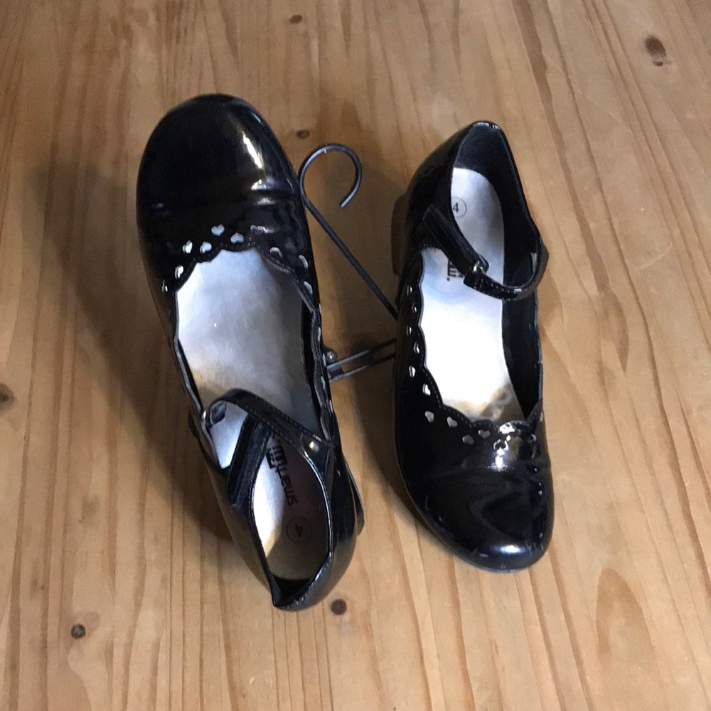 Smart fit black party shoes